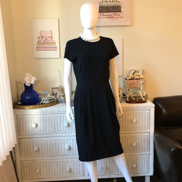MM Laufleur black work midi dress 8